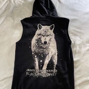 Men’s Blackcraft Cult sleeveless hoodie